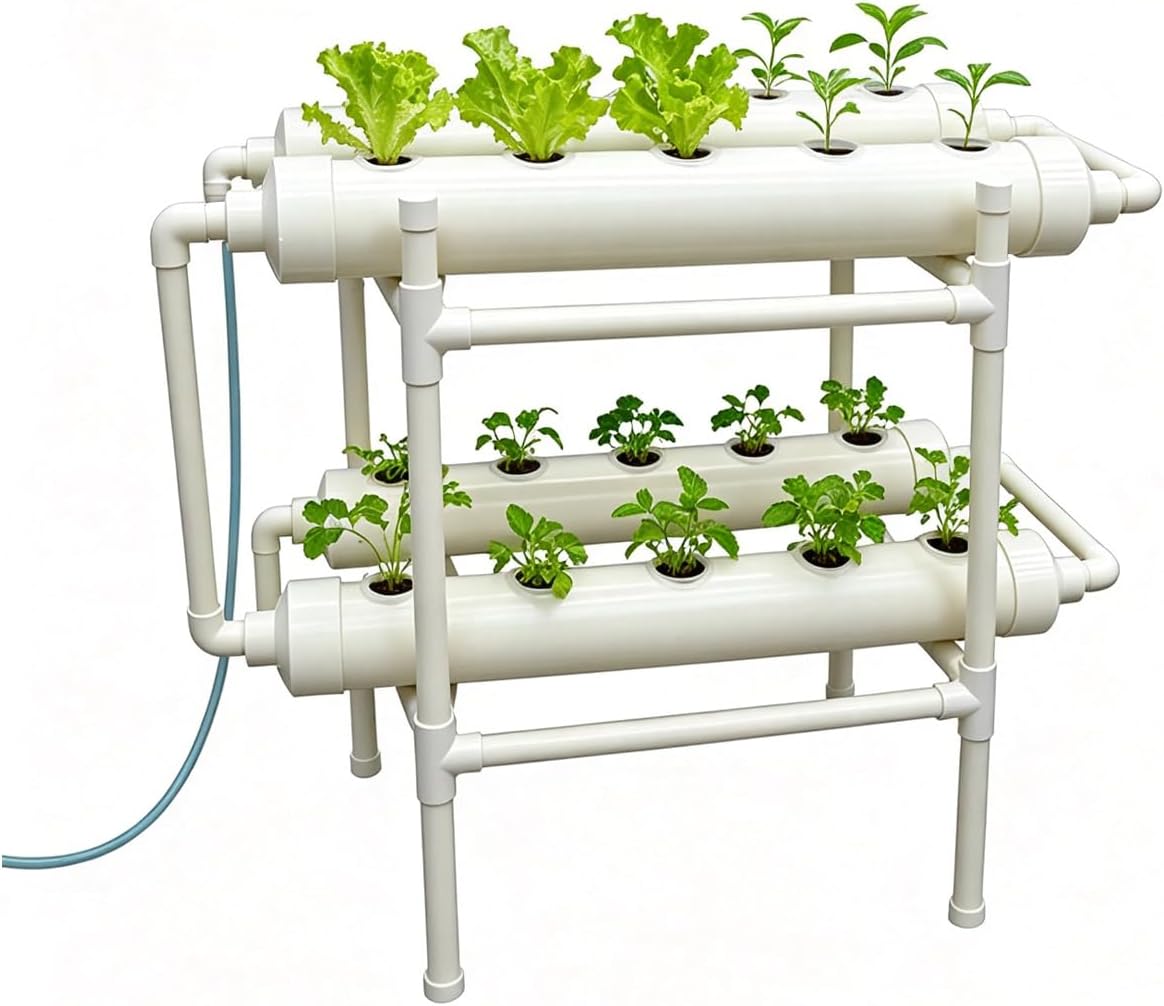 Hydroponic Kit - نظام زراعة مائية بـ 20 فتحة