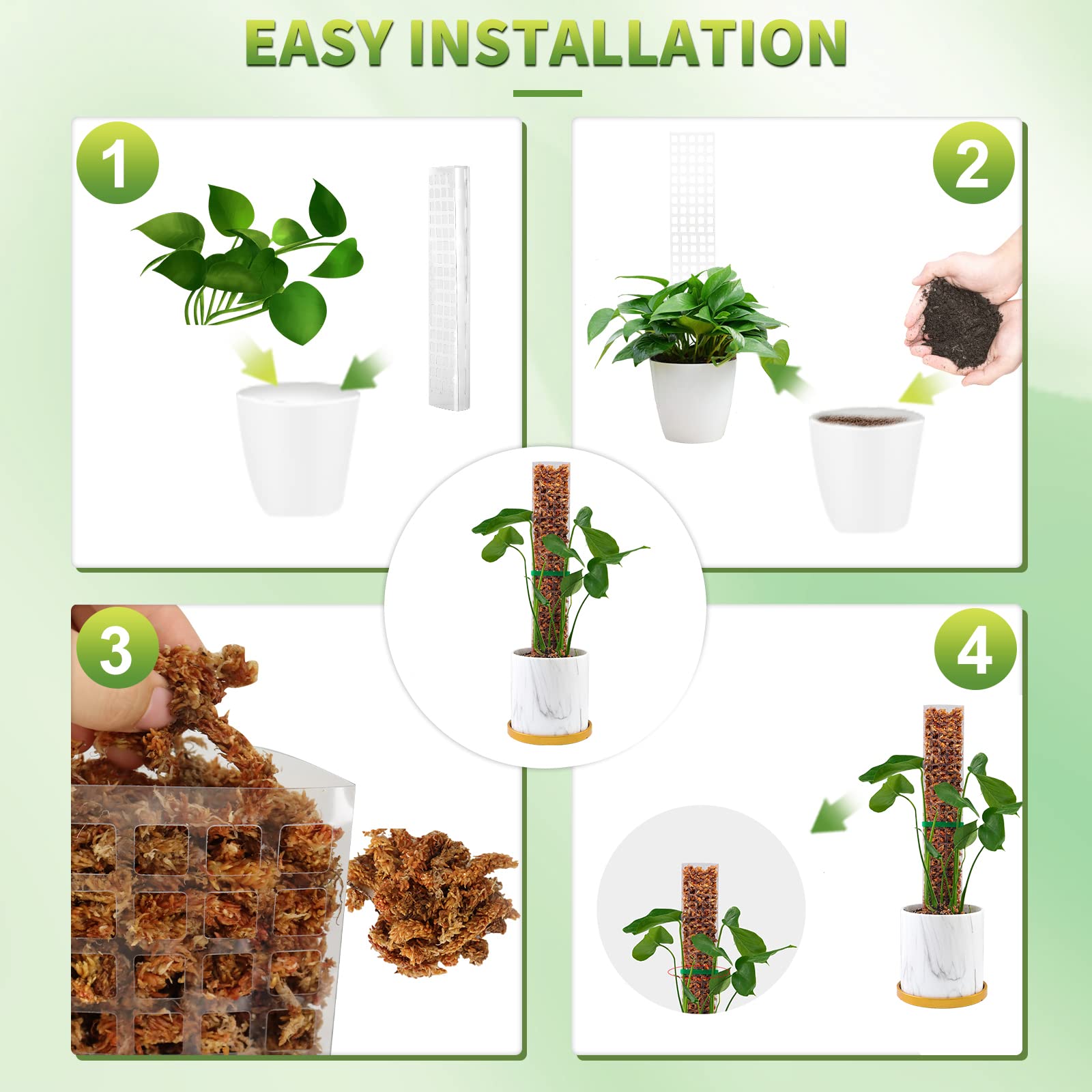 نباتات أقطاب الطحلب تدعم النبا - مراجعة Indoor Herb Garden وسعره