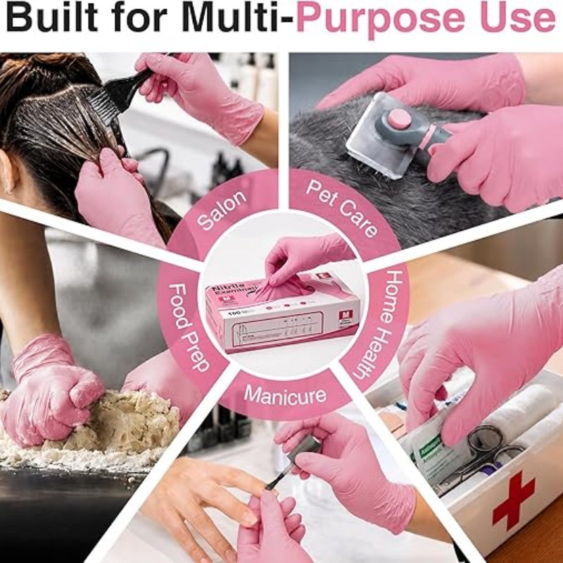 قفازات النتريل الوردية للاستخد - مراجعة Garden Gloves وسعره