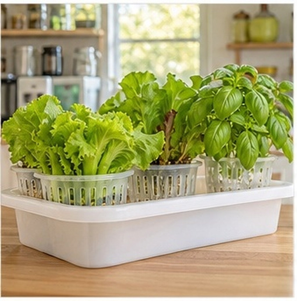 4 قطع من أوعية الزراعة المائية - مراجعة Plant Pot وسعره