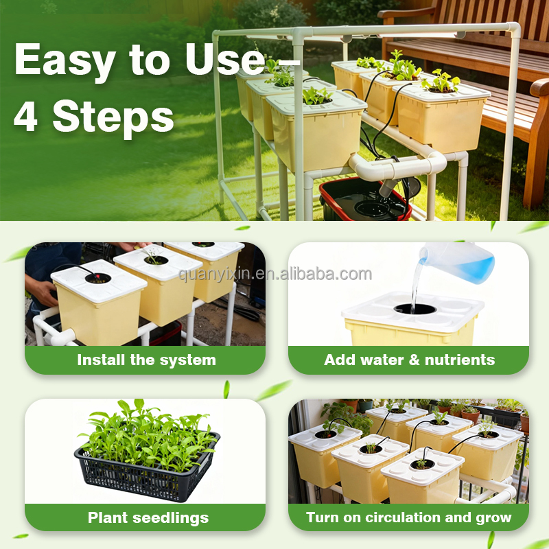 نظام الزراعة المائية بالدلو ال - مراجعة Hydroponic Kit وسعره