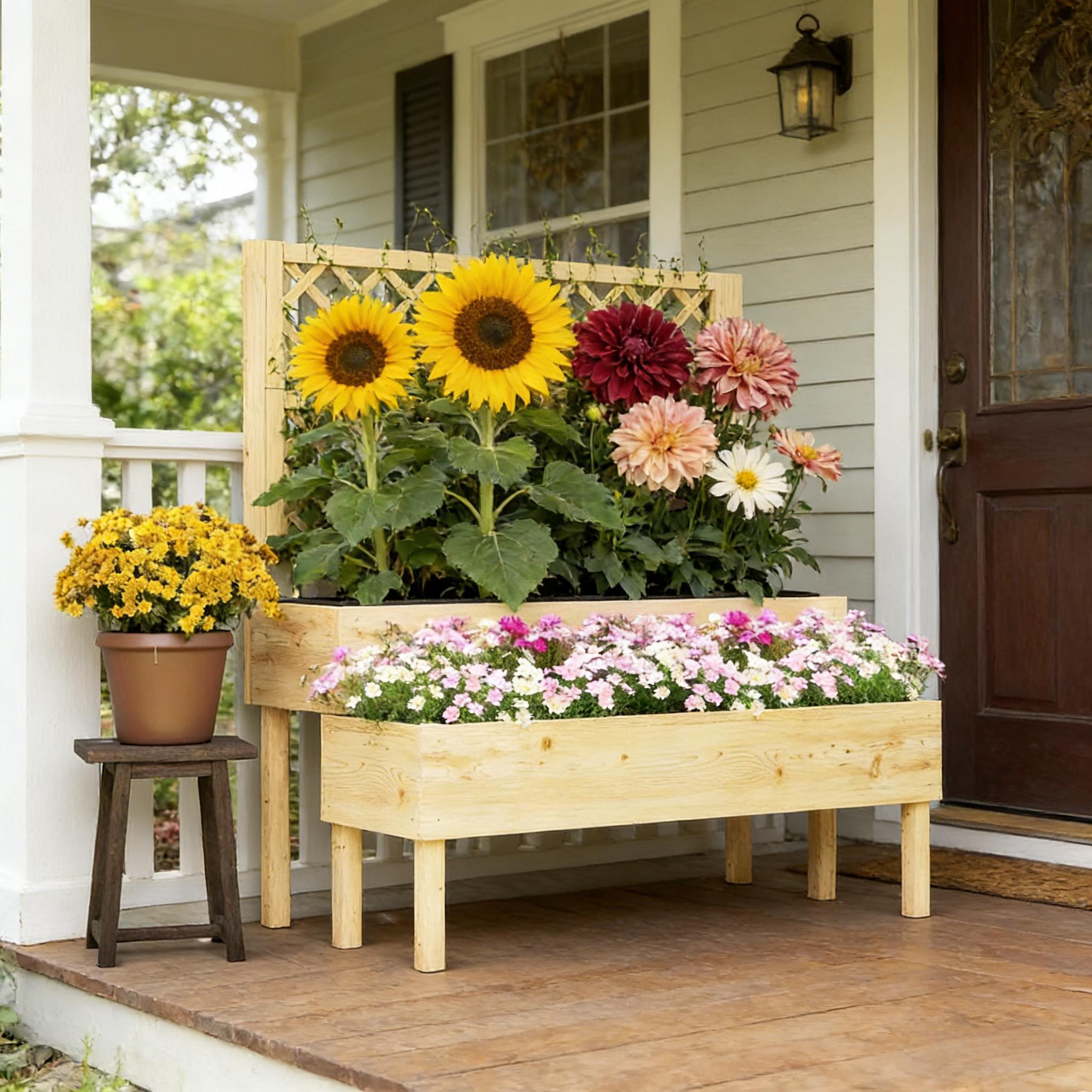 صندوق زراعة مرتفع للفناء الخار - مراجعة Raised Garden Bed وسعره