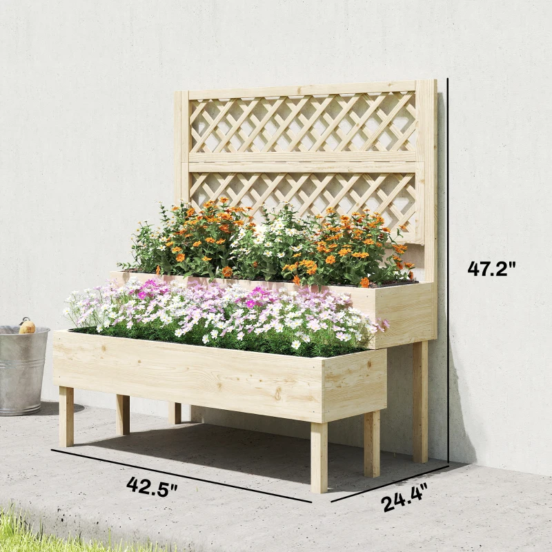 صندوق زراعة مرتفع للفناء الخار - مراجعة Raised Garden Bed وسعره