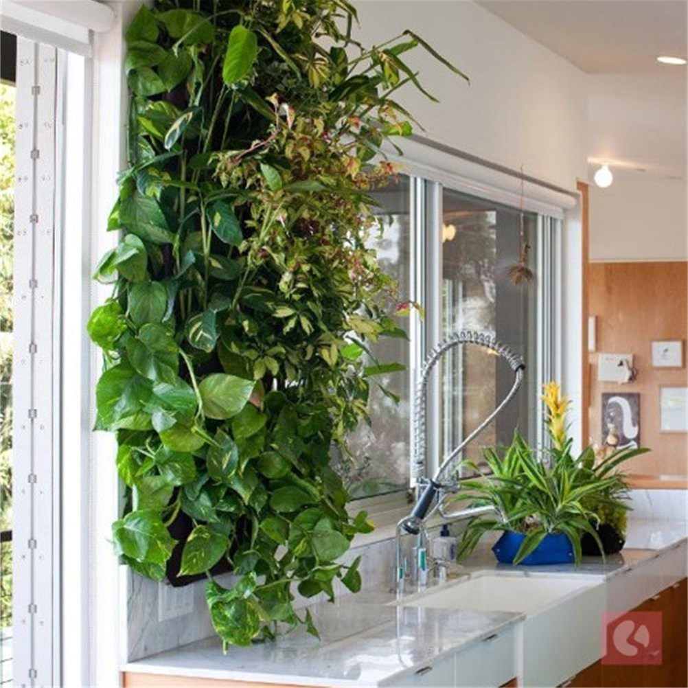 حقيبة زراعة عمودية معلقة على ا - مراجعة Vertical Planter وسعره