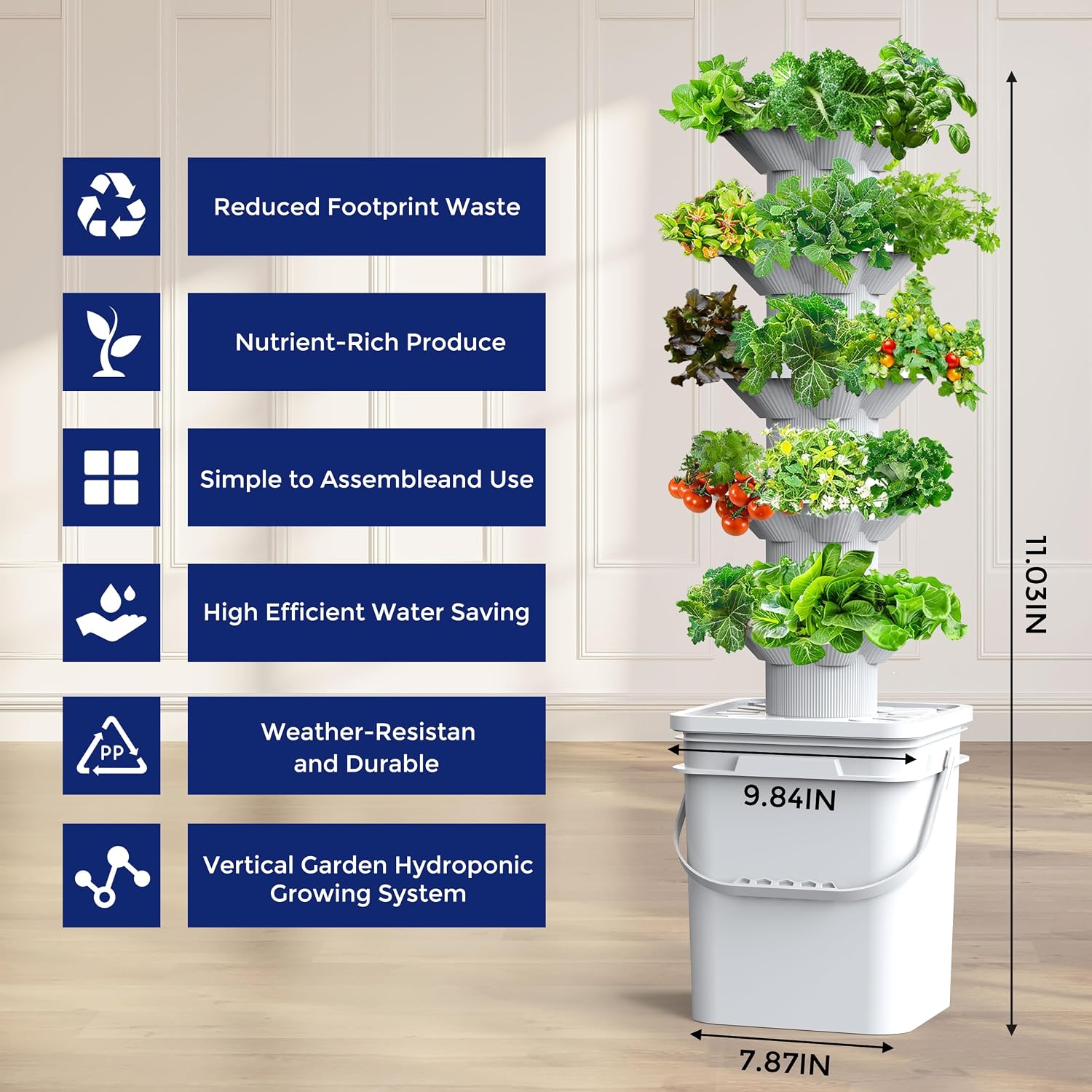 نظام زراعة مائية مكون من 5 طبق - مراجعة Hydroponic Kit وسعره