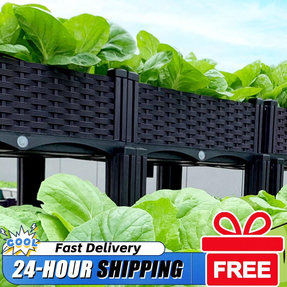 صندوق زراعة بلاستيكي مرتفع بأر - مراجعة Raised Garden Bed وسعره