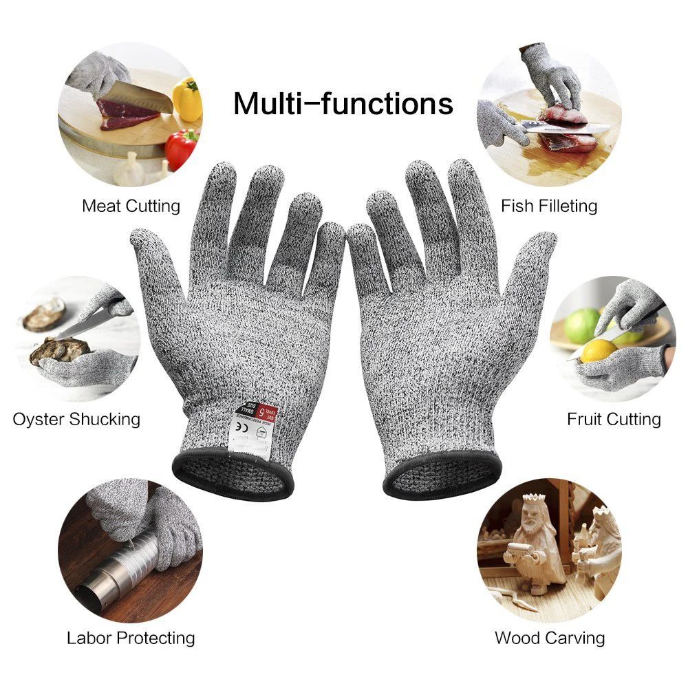قفازات مضادة للقطع من المستوى  - مراجعة Garden Gloves وسعره