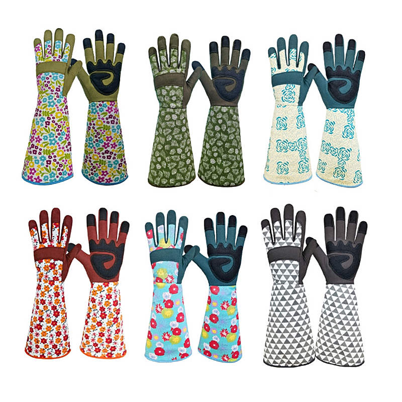 قفازات نسائية طويلة الأكمام لل - مراجعة Garden Gloves وسعره