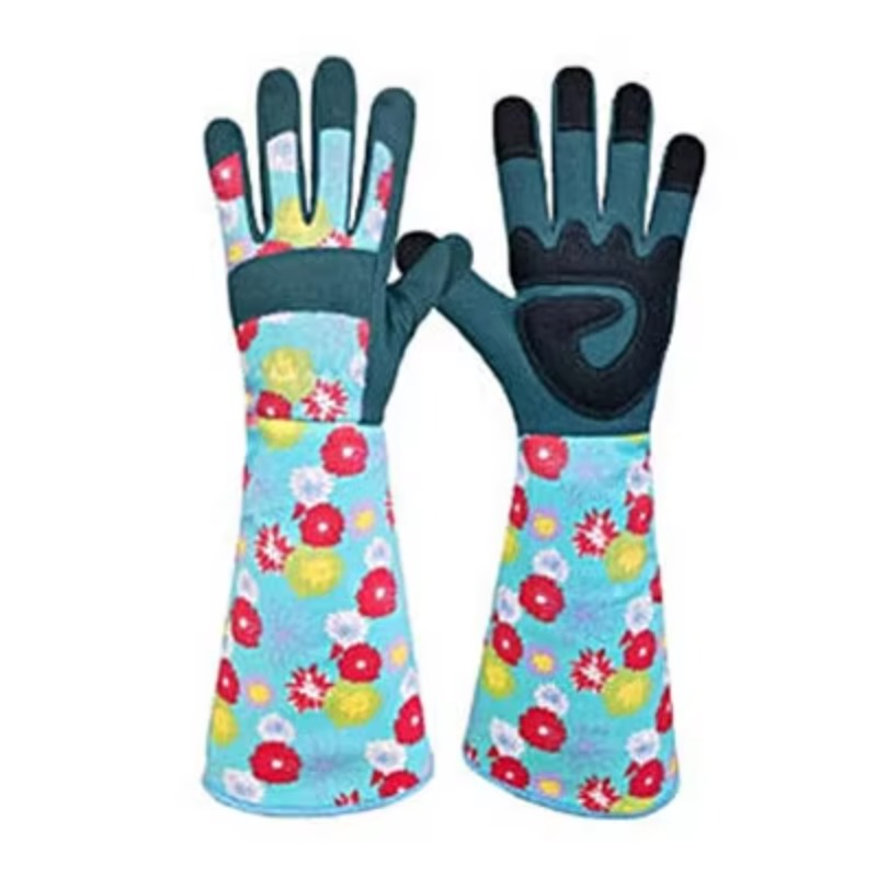 قفازات نسائية طويلة الأكمام لل - مراجعة Garden Gloves وسعره