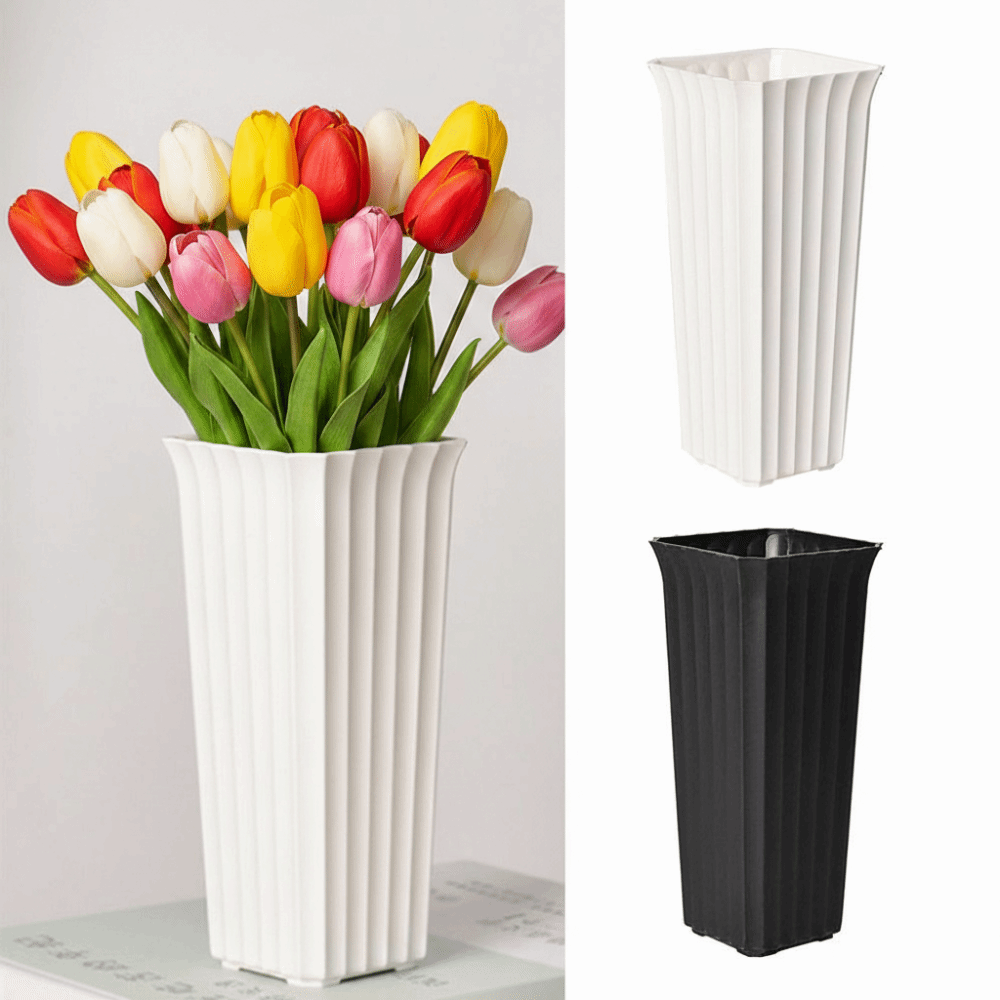 مزهرية عصرية سوداء وبيضاء من ا - مراجعة Vertical Planter وسعره