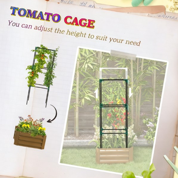 حوض زراعة مرتفع للحديقة، صندوق - مراجعة Raised Garden Bed وسعره